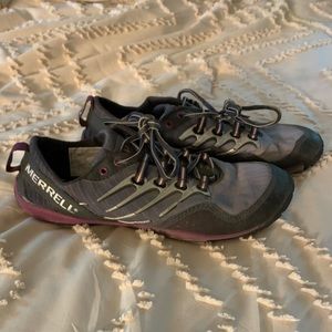 Women’s Merrell trail running shoes size 7.5